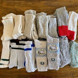 28 Pair of New Wool / Cotton / Lycra Blend Socks